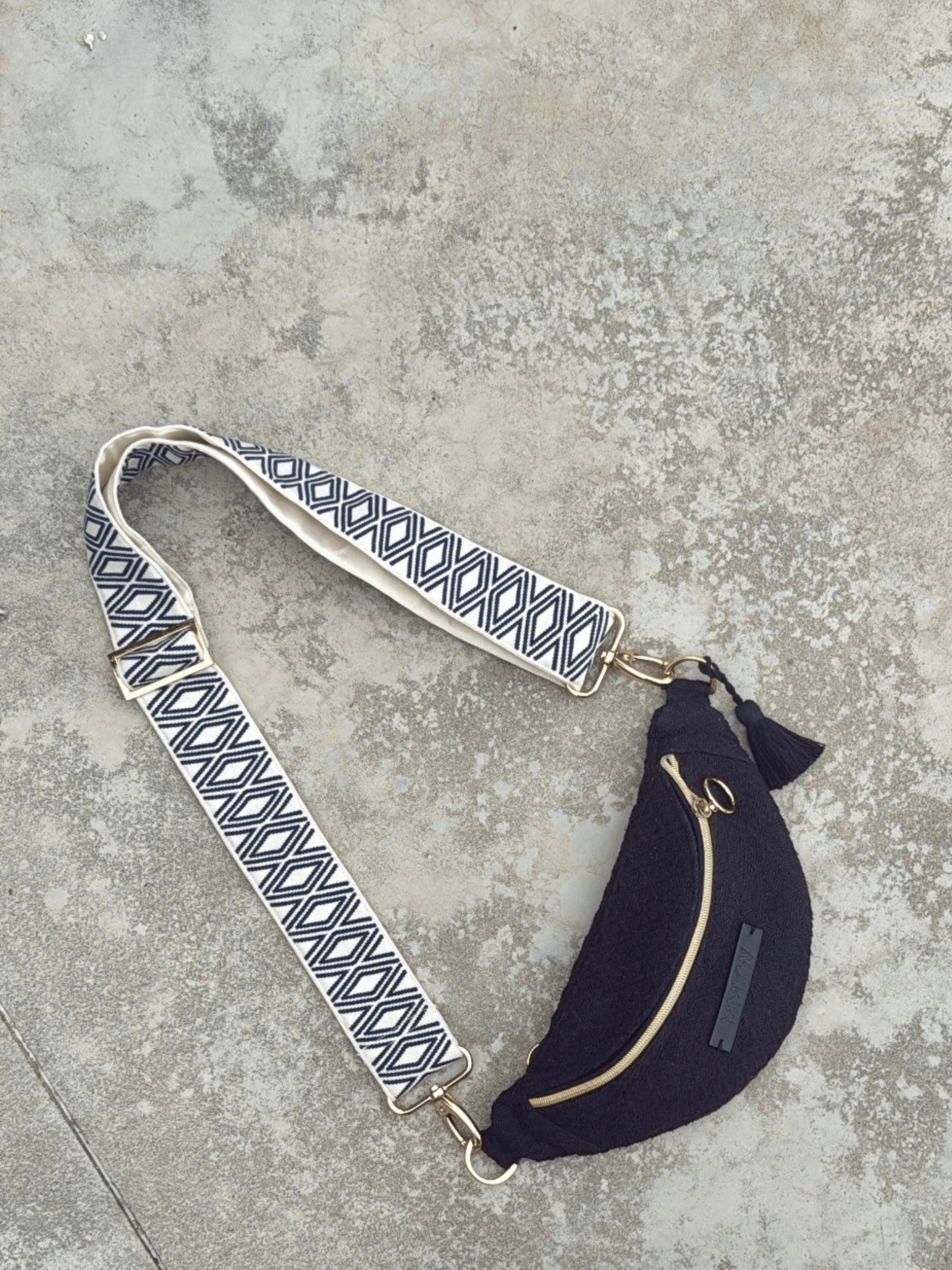 Extra-Tragegurt dream catcher Nachtblau/Creme I GOLD