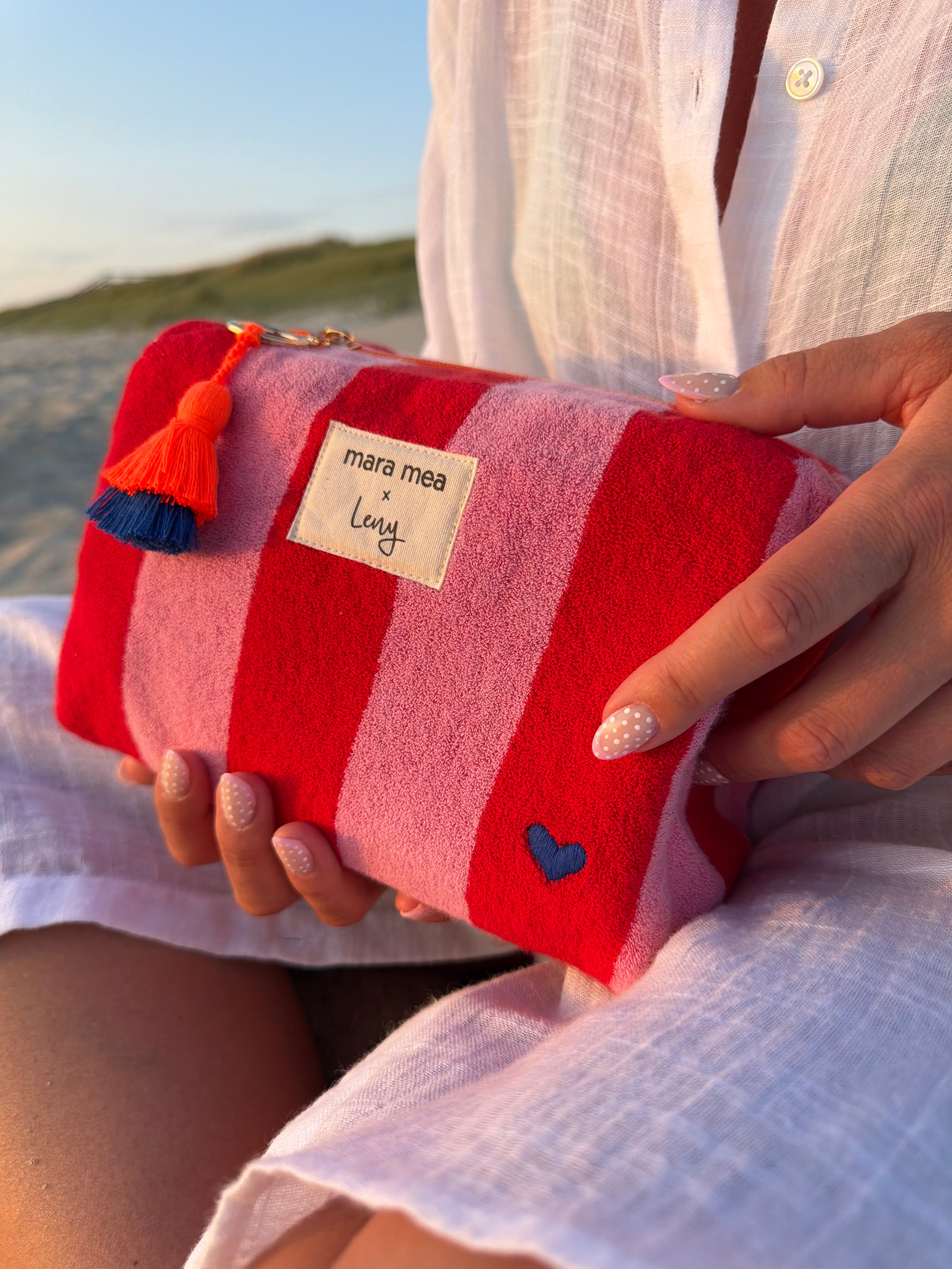 Kulturbeutel sunset stripe Gestreift