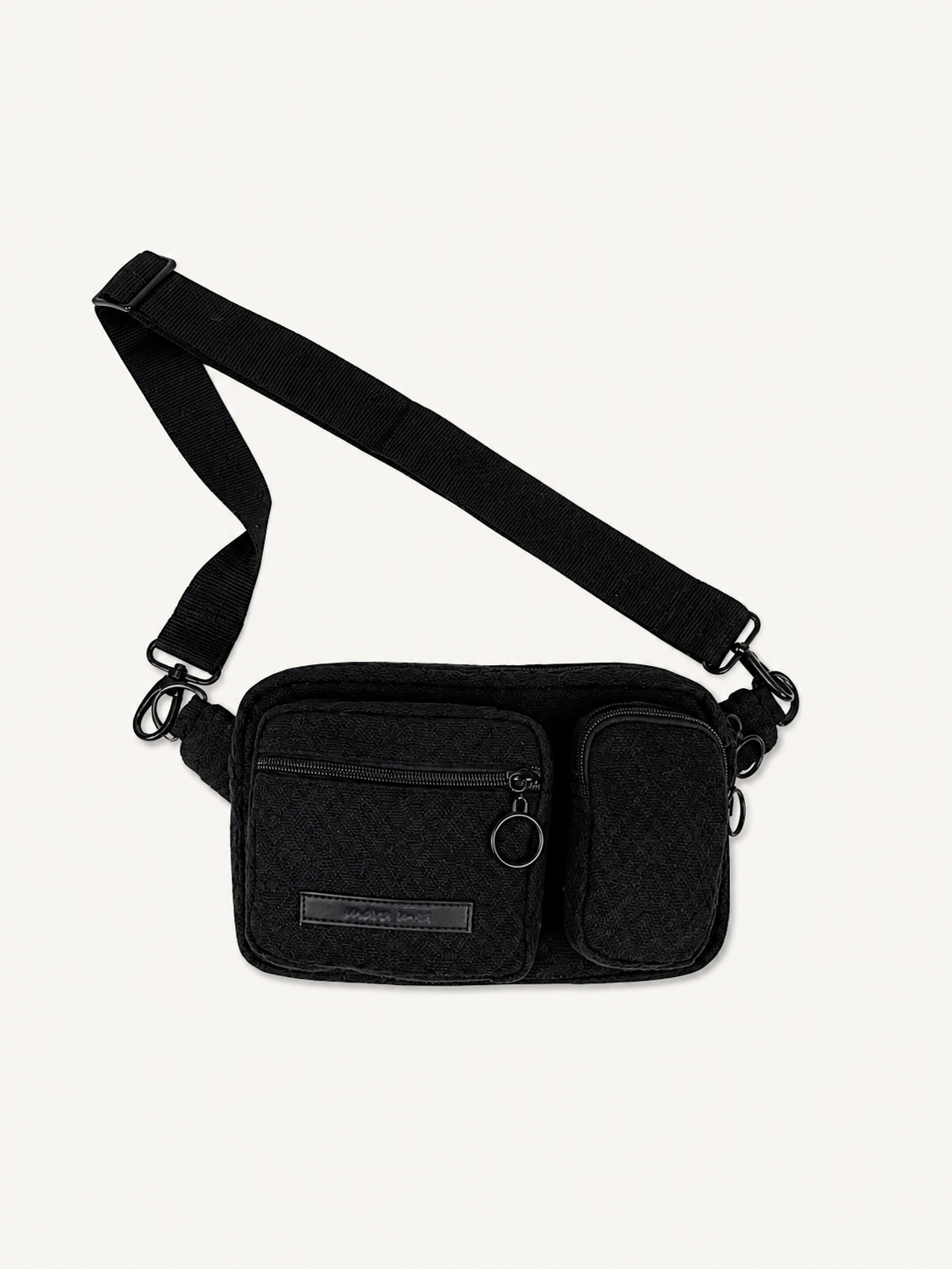 Hip Bag all black Schwarz