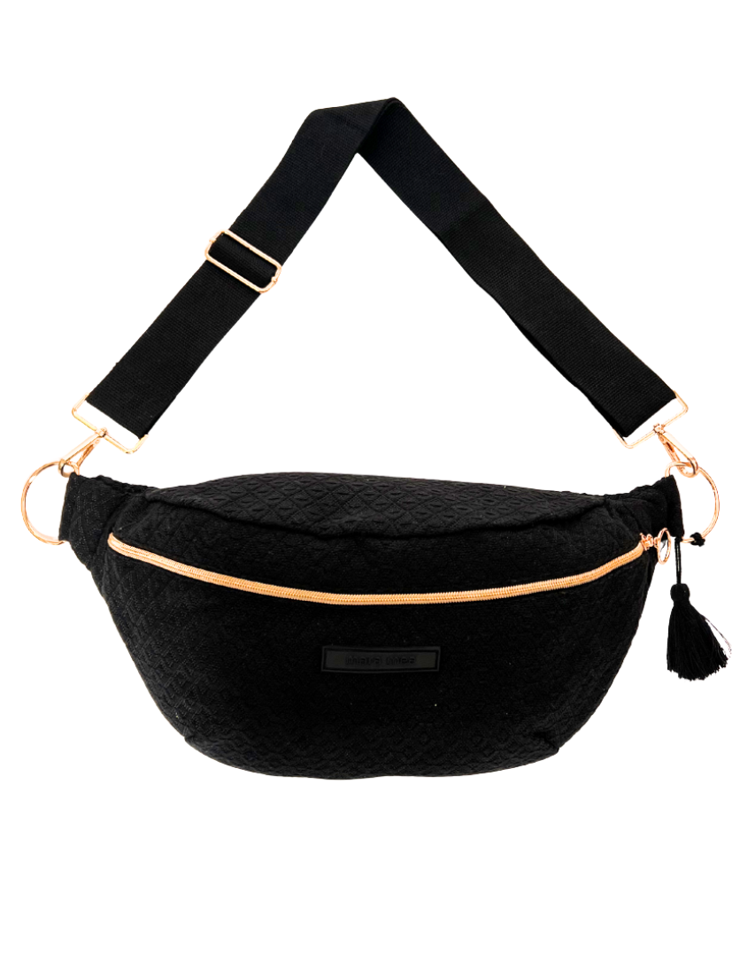 Maxi Bauchtasche all black capital city Schwarz