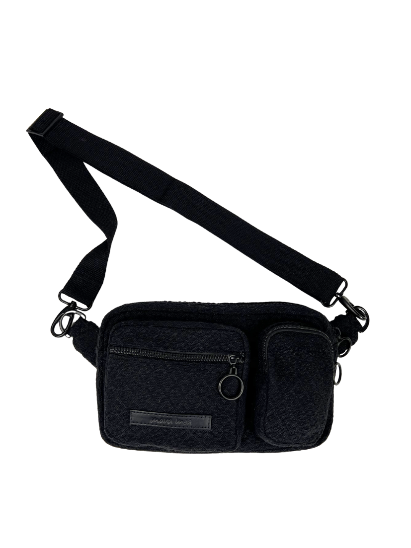 Hip Bag all black Schwarz