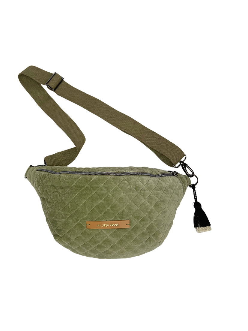 Midi Bauchtasche holiday feeling Olivgrün