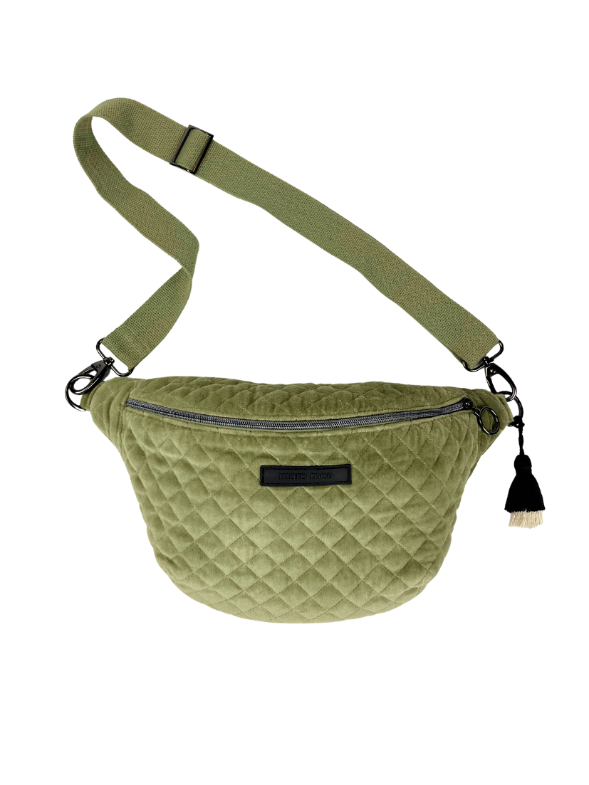 Midi Bauchtasche holiday feeling Olivgrün