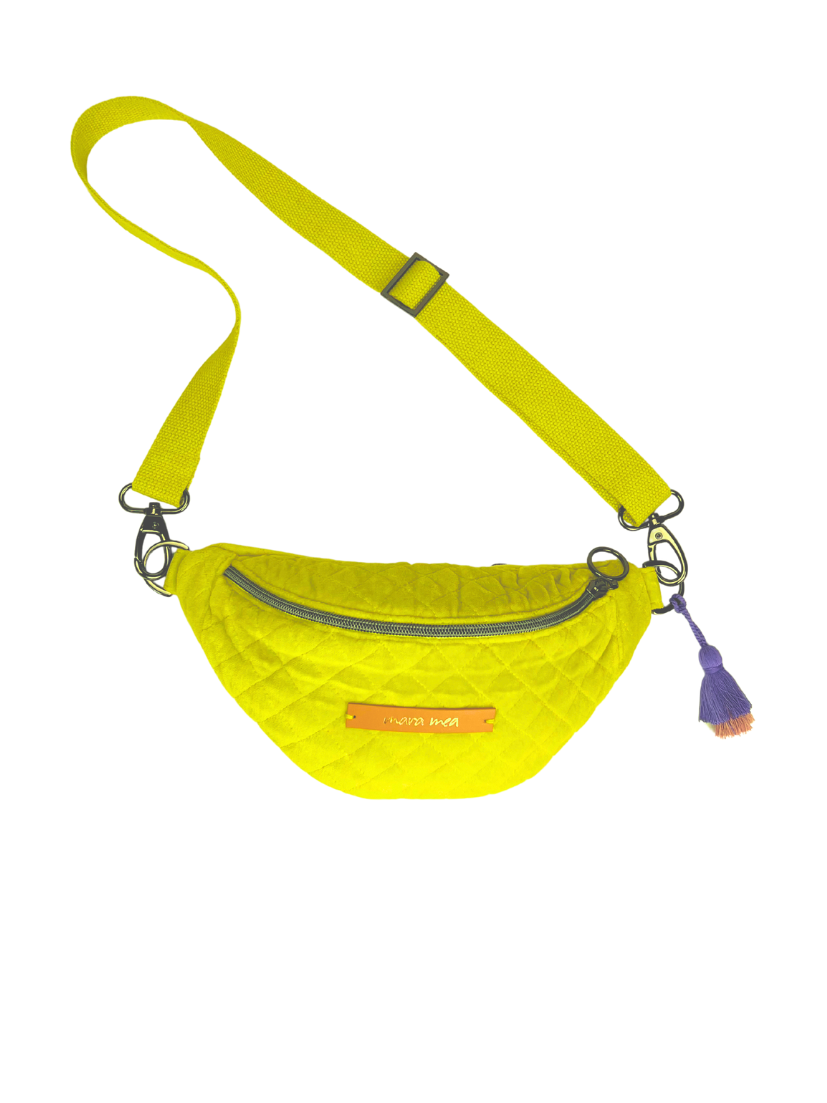 Mini bum bag lollipop in lime green