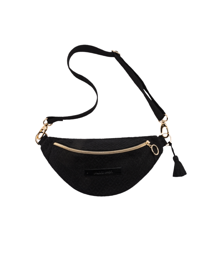 Mini Bauchtasche dance fever Schwarz
