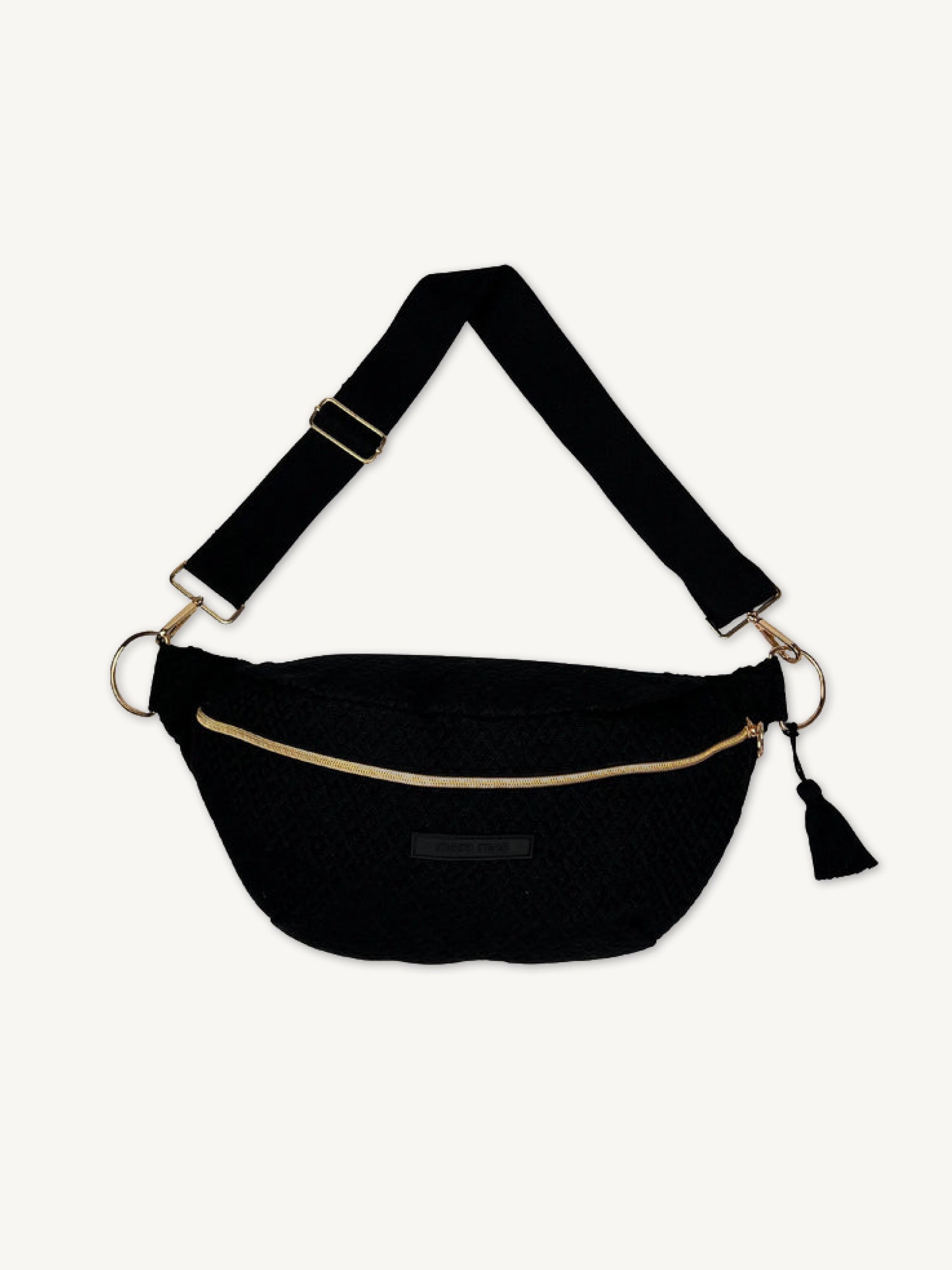 Maxi Bauchtasche all black capital city Schwarz mara mea