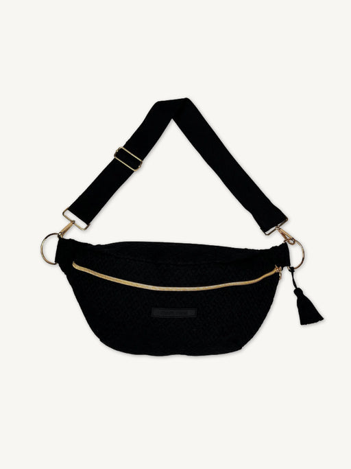 Maxi Bauchtasche all black capital city Schwarz mara mea