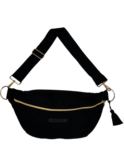 Maxi Bauchtasche all black capital city Schwarz