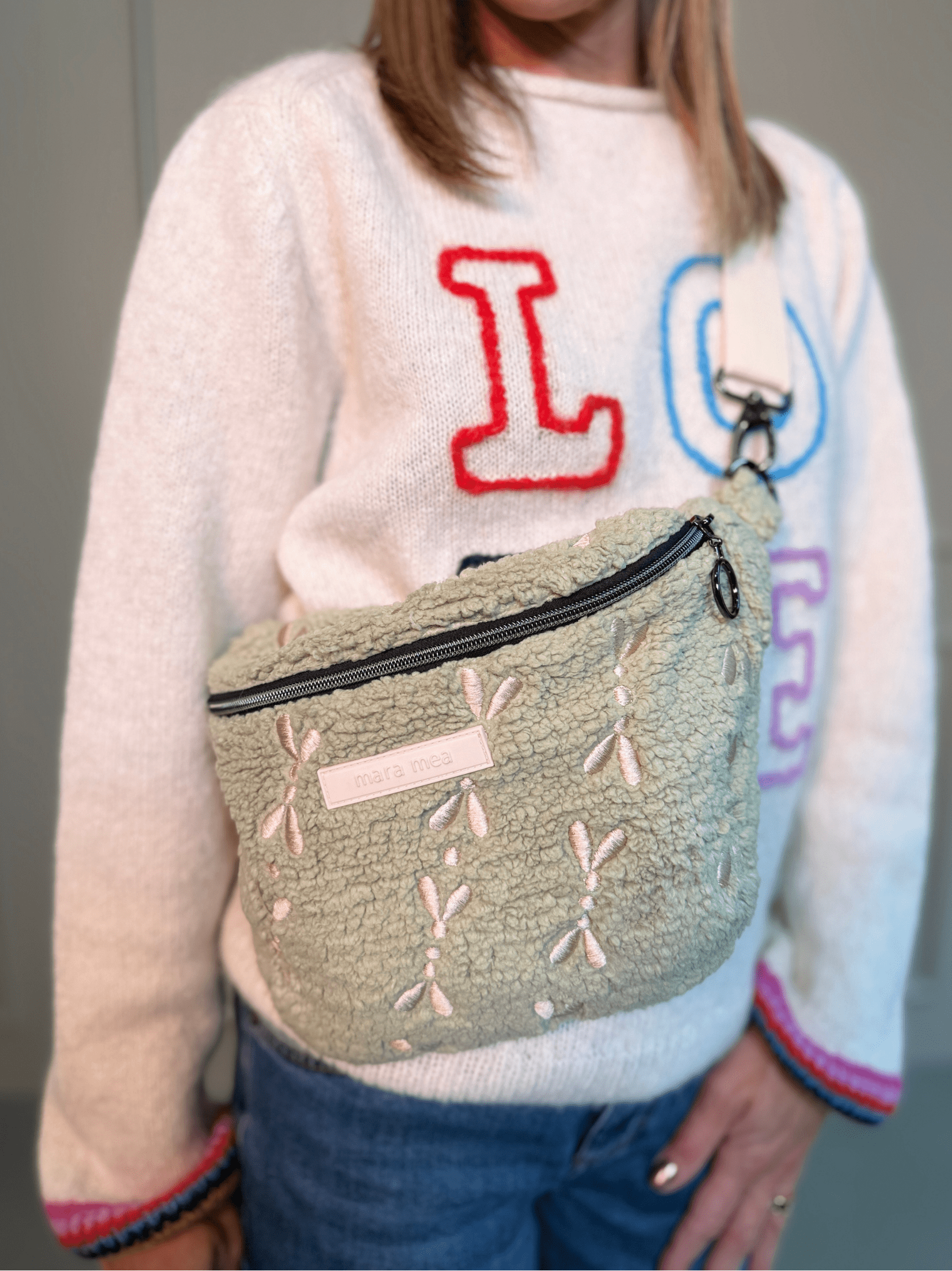 Midi Bauchtasche cozy chic Teddy