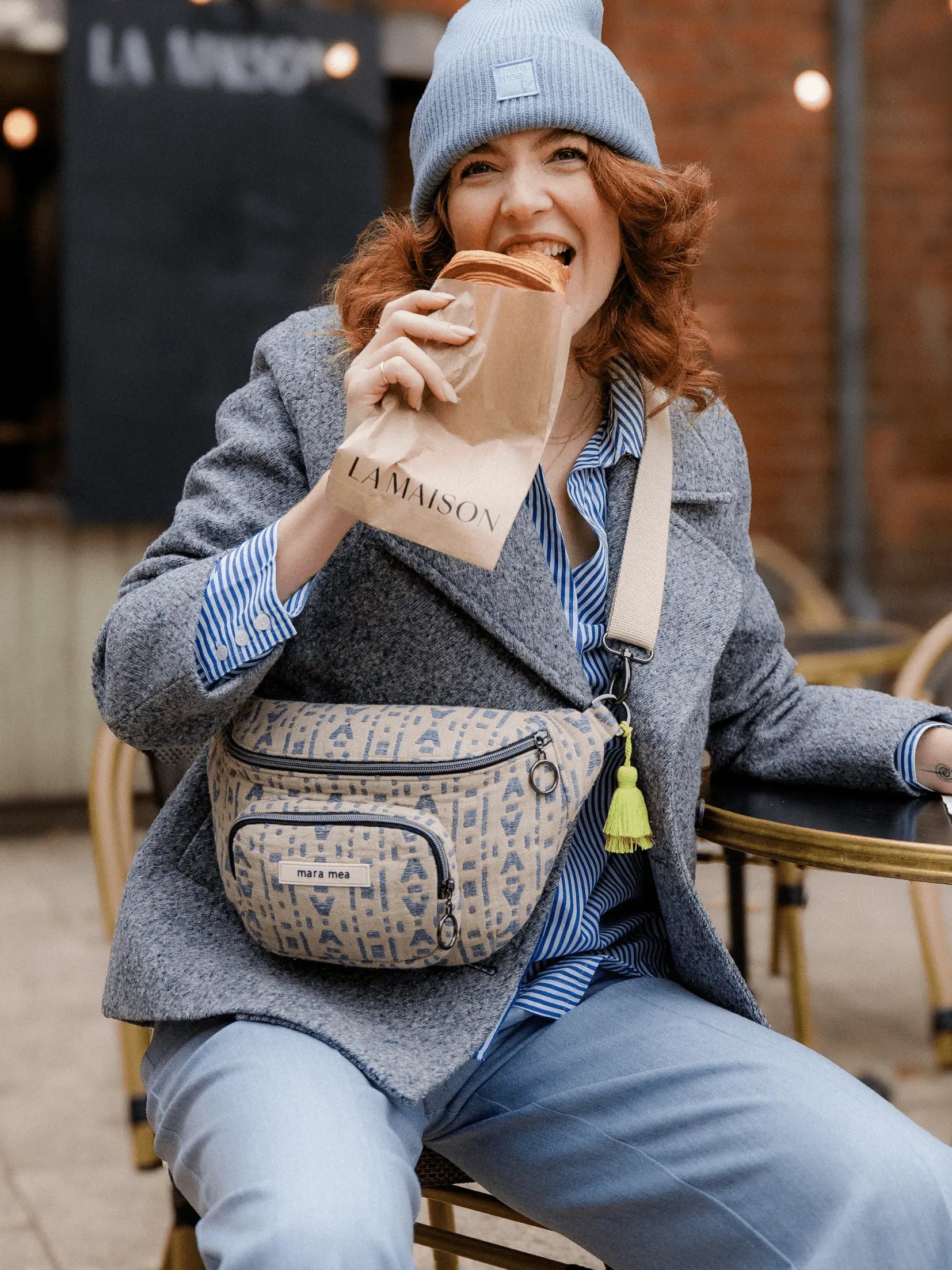 Midi Bauchtasche win me over Monogramm mara mea