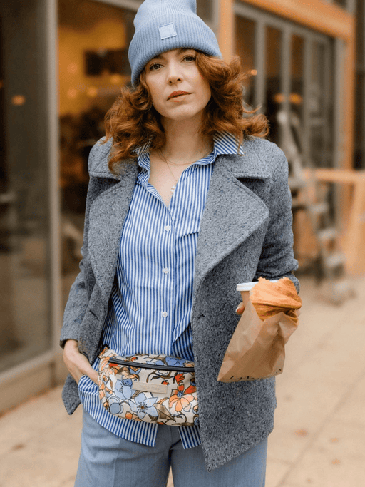 Mini Bauchtasche flower power Floral