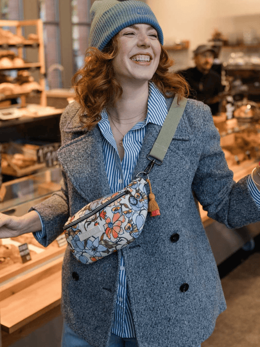 Mini Bauchtasche flower power Floral