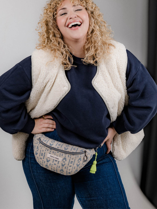 Mini Bauchtasche rough love Monogramm I Versand ab 3.12.