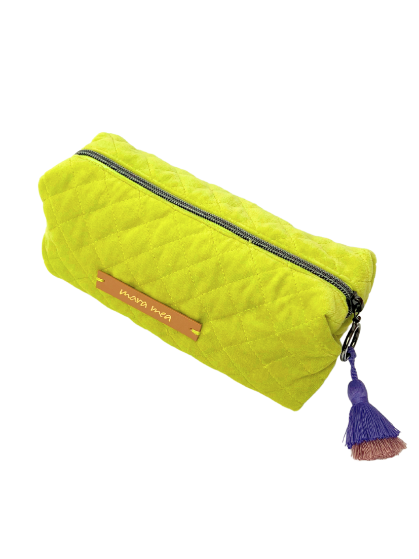 Pencil Case 'tis the season in lime green