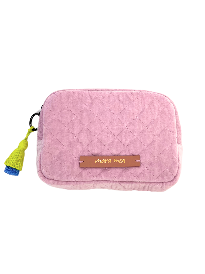 Kosmetiktasche  I Kabeltasche glam up in Rosé