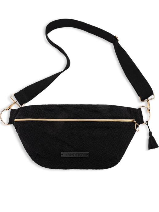 Maxi Bauchtasche all black capital city in Schwarz