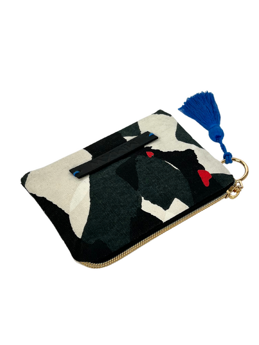Wallet lovedrunk pattern print black/white 