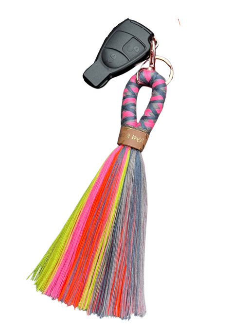 Keychain jovially in pink/lime green/grey