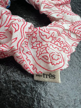 Bicolor Scrunchie mara mea x Project Três I Blush + Blau Print