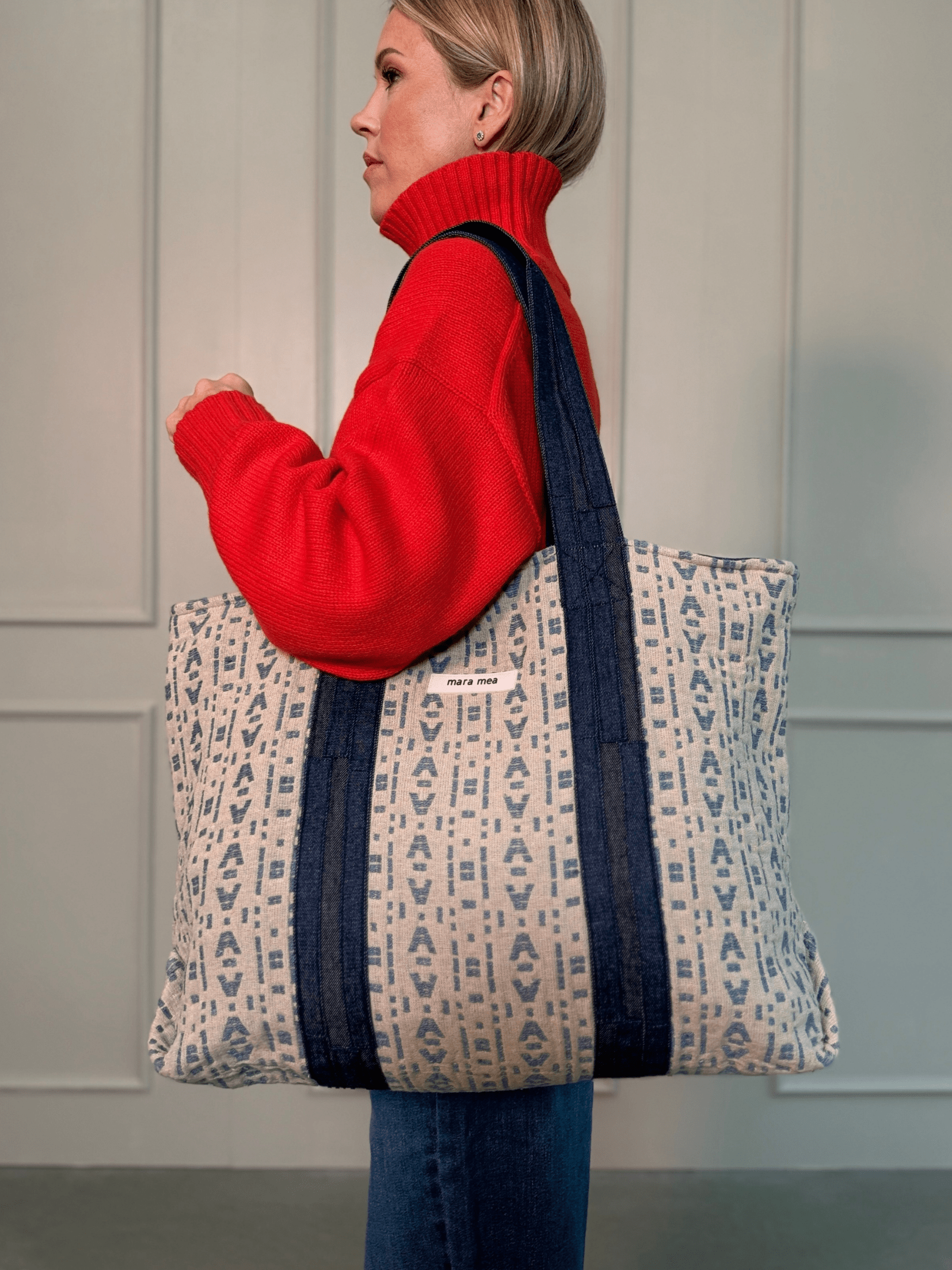 Shopper / Travel Bag raw & real Monogramm