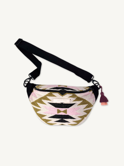 Midi Bauchtasche cosmic crush Graphical mara mea in Schwarz Beige Rosa