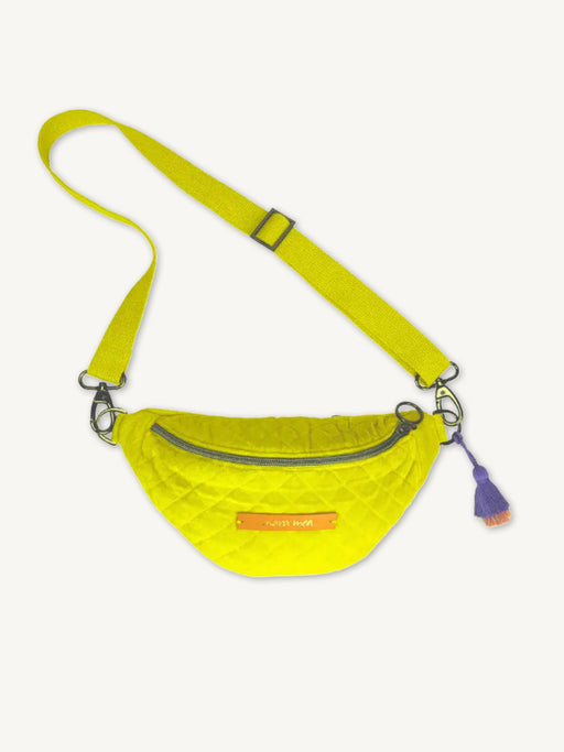 Mini Bauchtasche limettengrün zum Umhängen