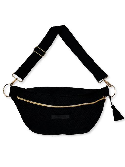 Maxi Bauchtasche all black capital city Schwarz