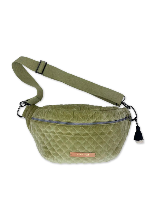 Maxi Bauchtasche clear your head Olivgrün