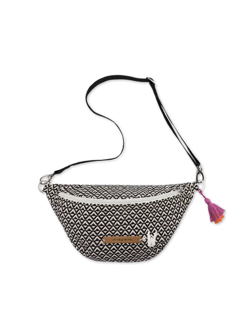 Midi Catch-Up Bum Bag Black/White