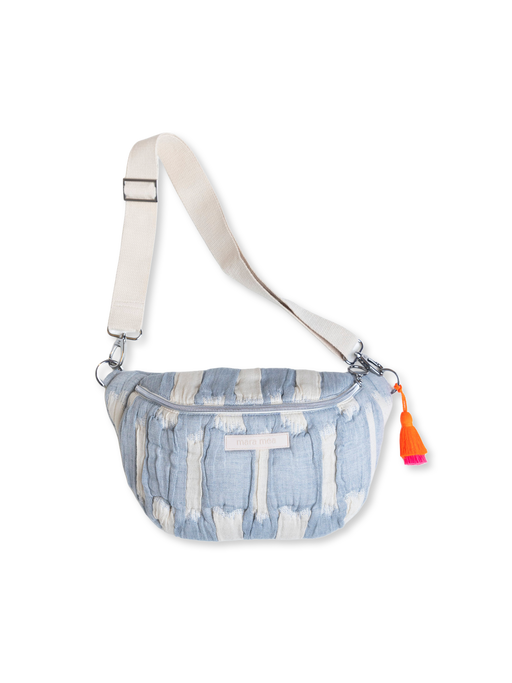 Midi Bauchtasche creamy skies Hellblau