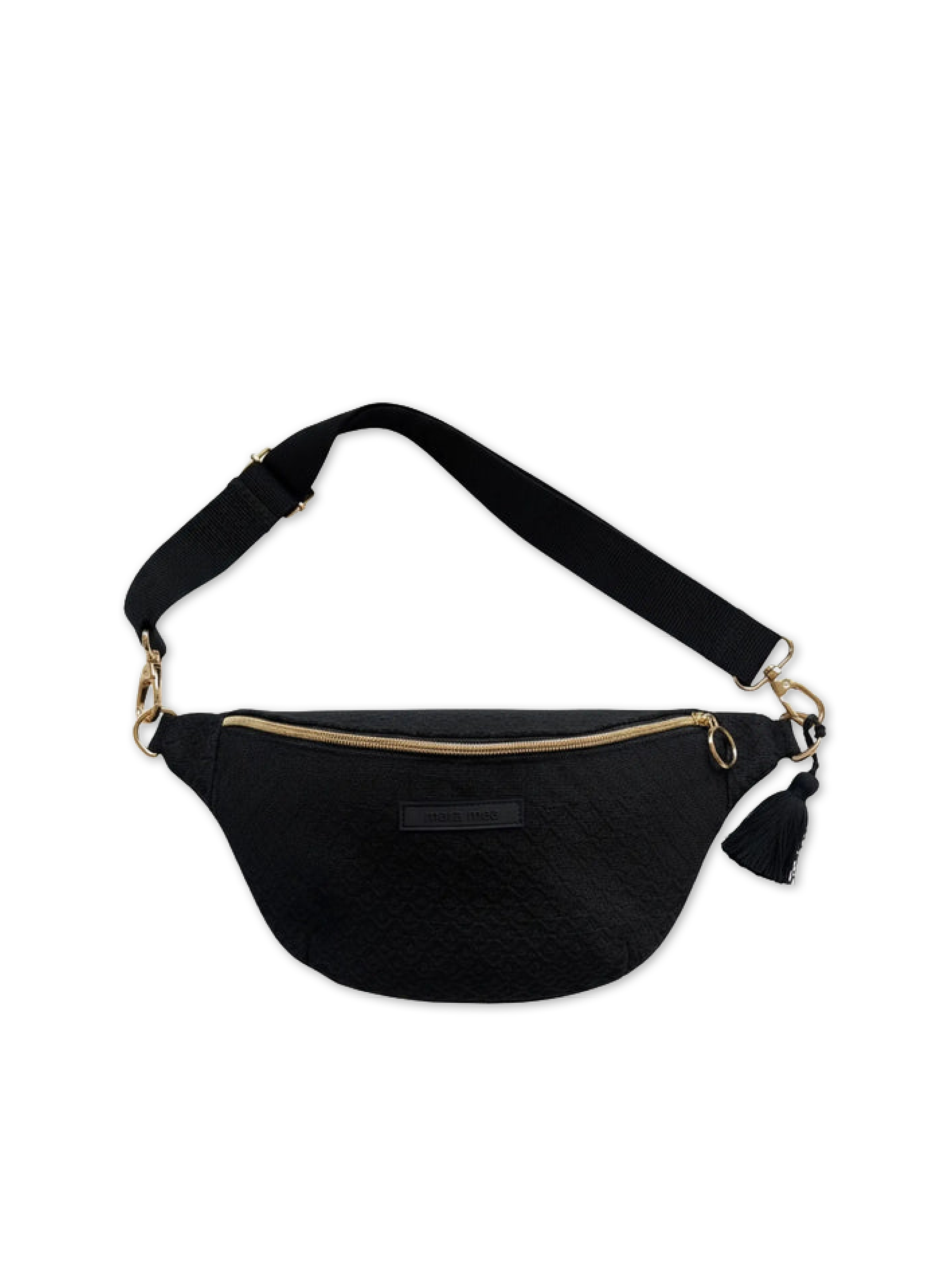 Midi Bauchtasche berlin calling Schwarz