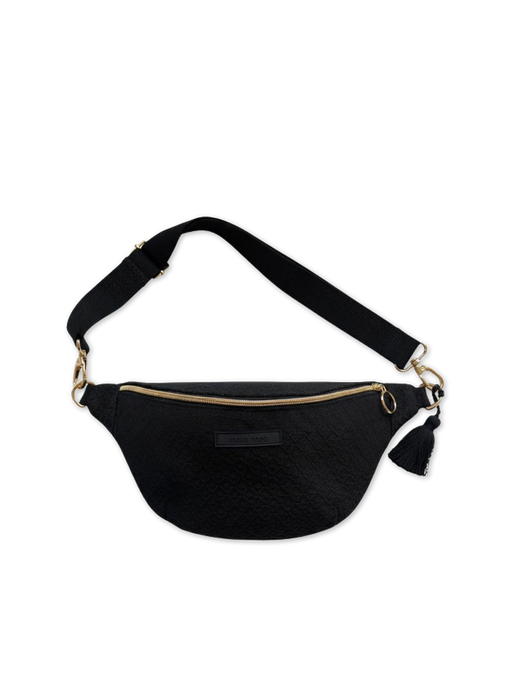 Midi Bauchtasche berlin calling Schwarz