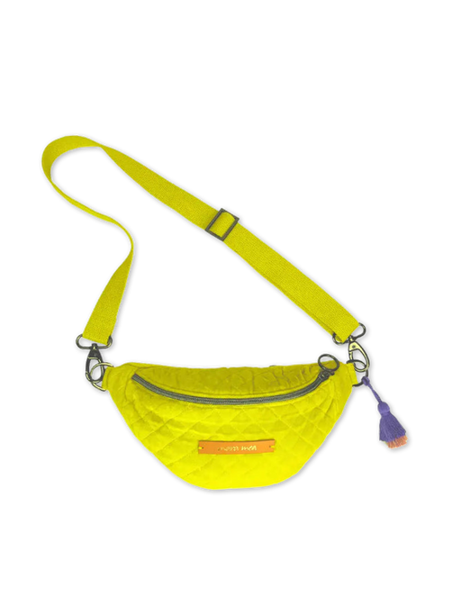 Mini sac banane sucette vert citron