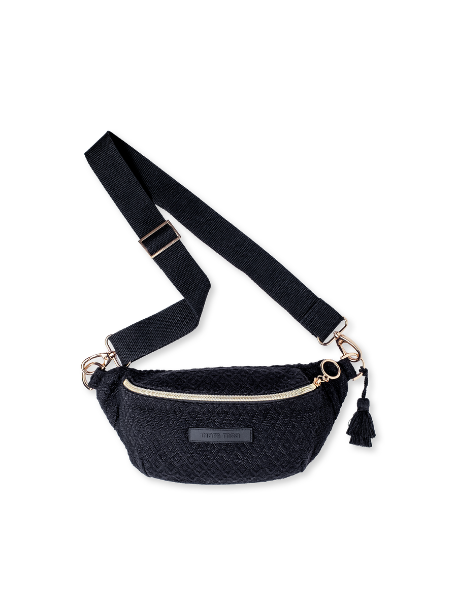 Mini Bauchtasche dance fever Schwarz