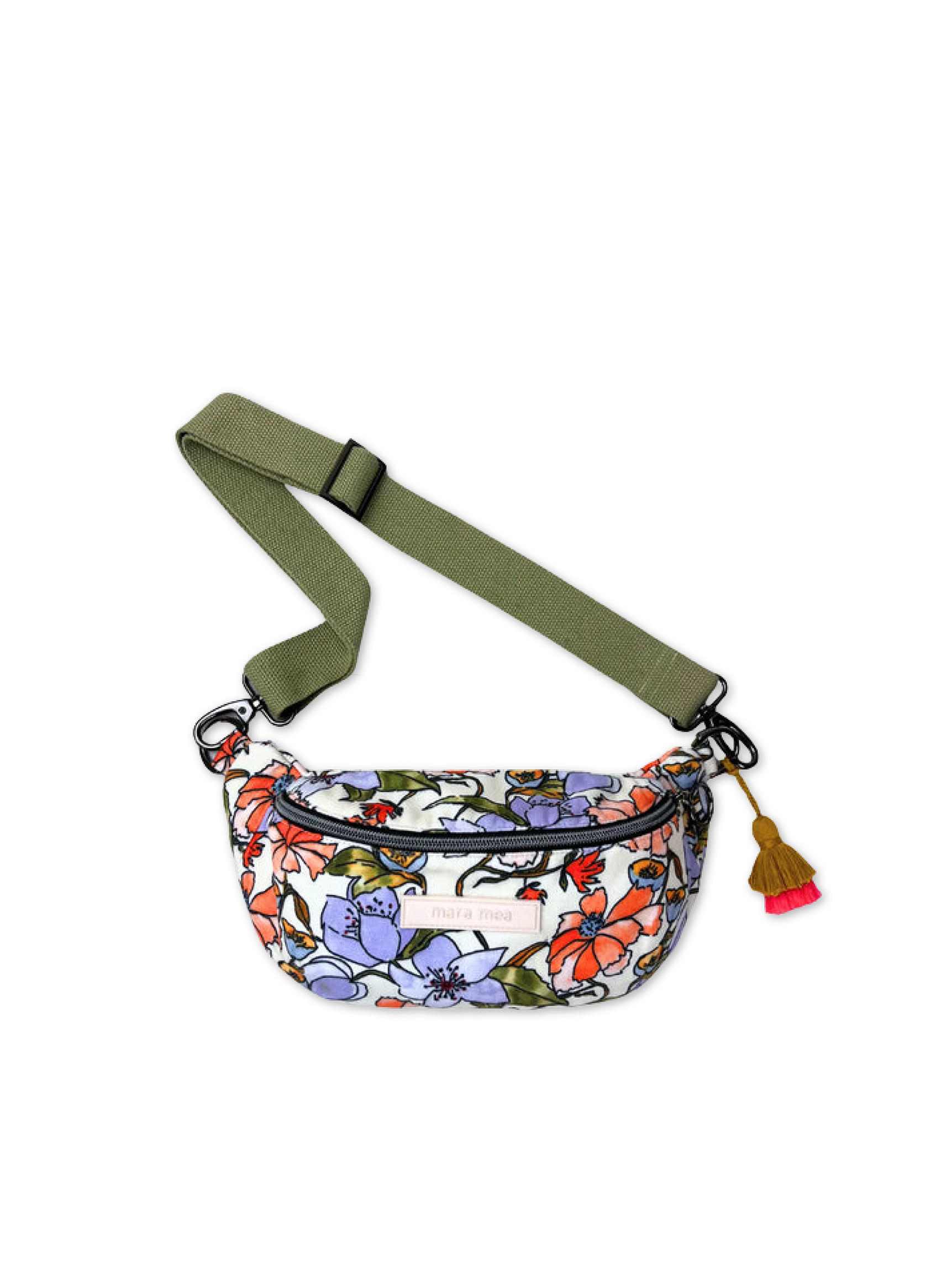 Mini Bauchtasche flower power Floral