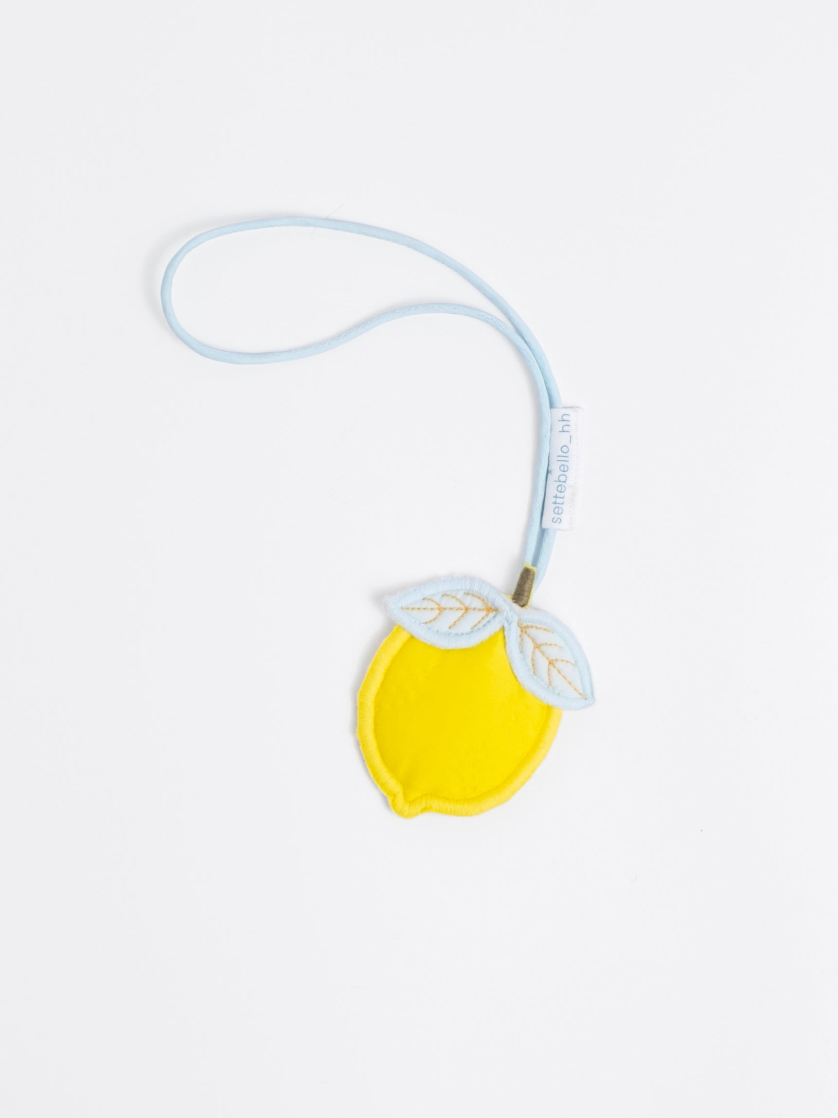 Taschenanhänger Zitrone "Dolce Limone",  Gelb