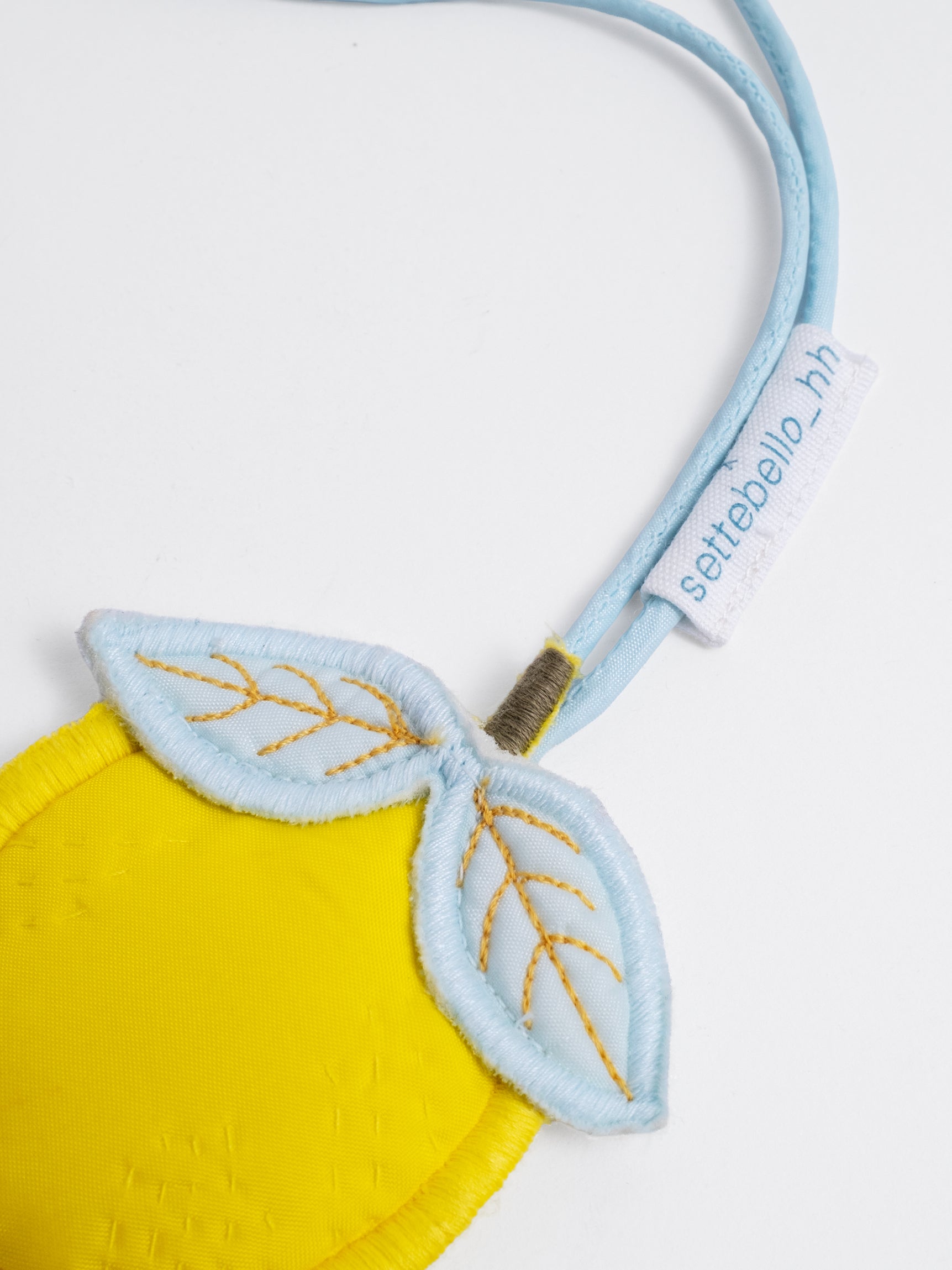 Taschenanhänger Zitrone "Dolce Limone",  Gelb