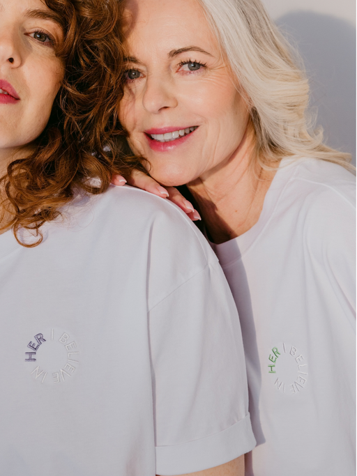 Statement Shirt aus Bio-Baumwolle (GOTS) Matcha