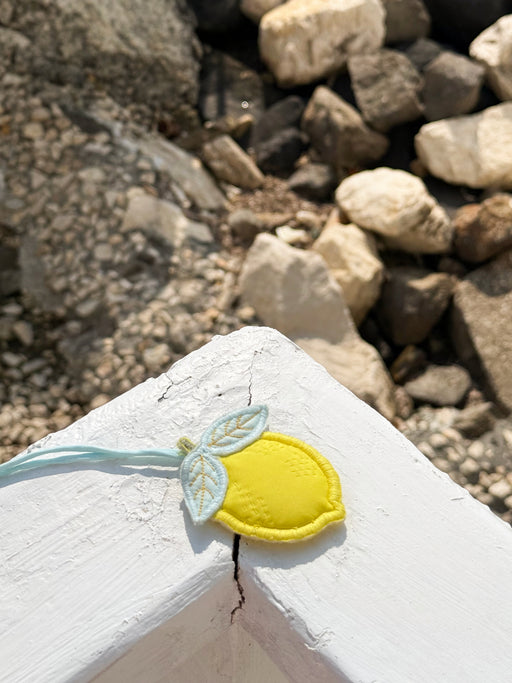 Taschenanhänger Zitrone "Dolce Limone",  Gelb