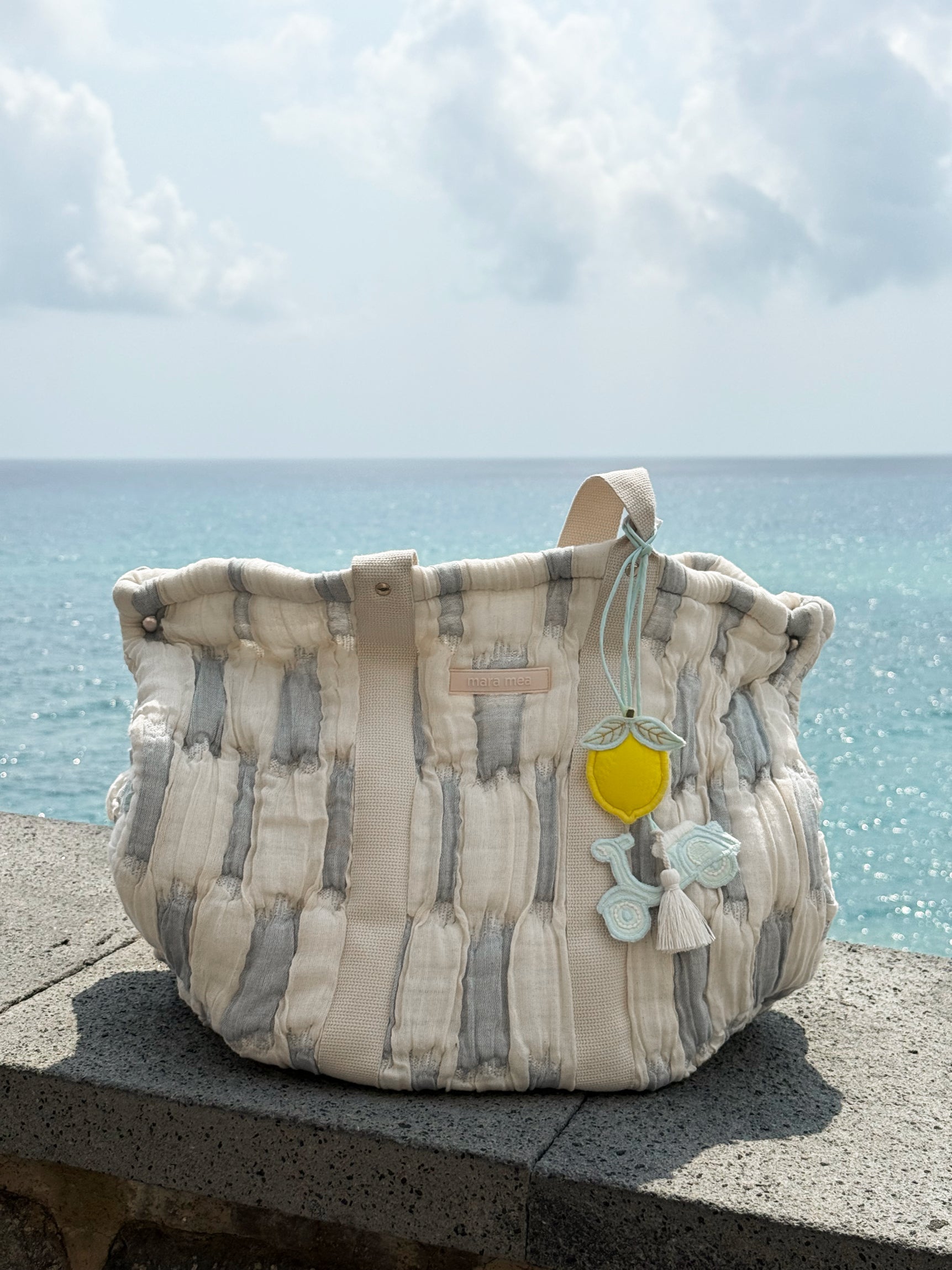 Taschenanhänger Zitrone "Dolce Limone",  Gelb