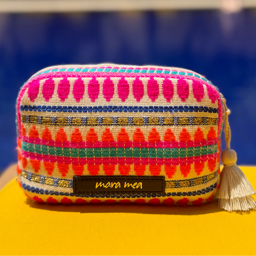 10 years mara mea Kosmetiktasche cheers to us bunt gemustert I Limited Edition