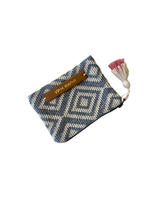 Portemonnaie in grau-weißem Muster - passend zur Bestseller Bum Bag