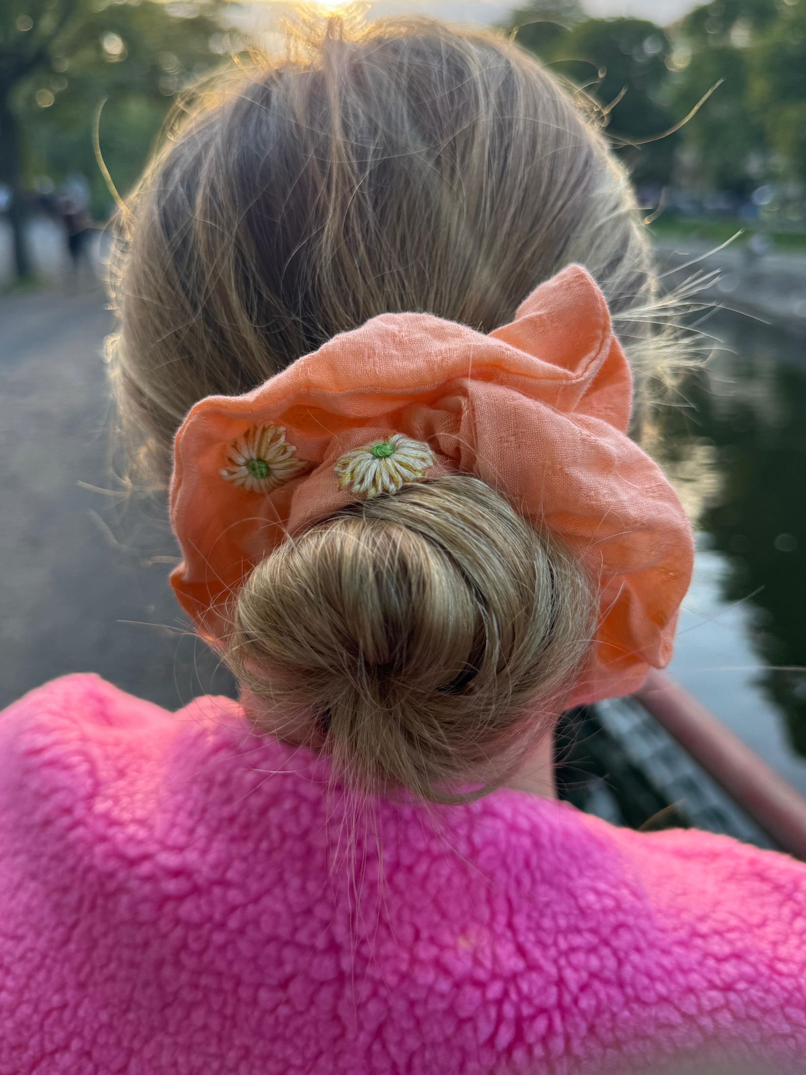 Scrunchie mara mea x Project Três I Peach