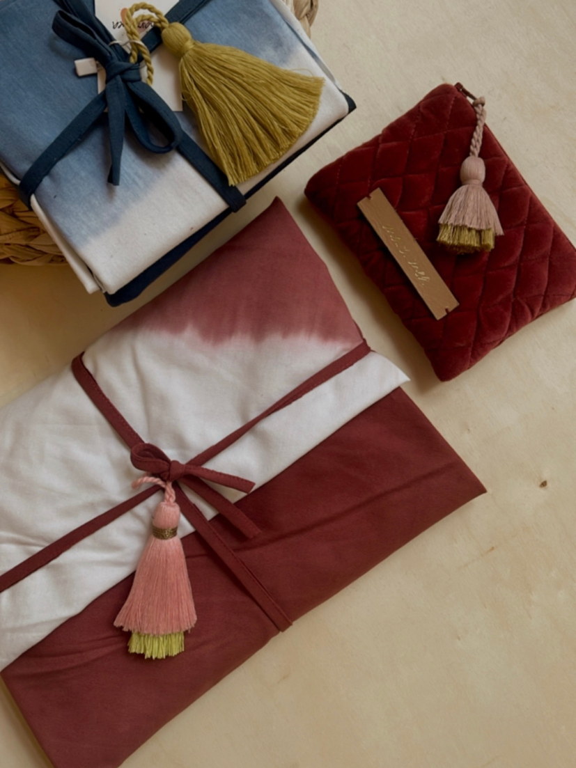 Geschenkverpackungs-Set aus Stoff I NACHHALTIG
