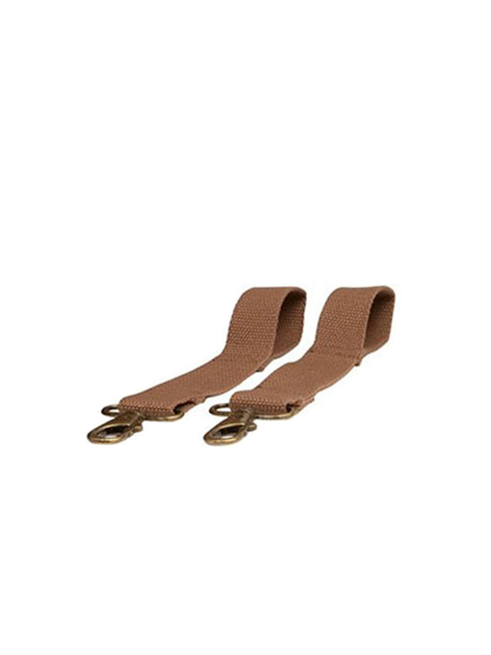 Stroller attachment for diaper bag in brown