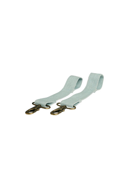 Stroller attachment for diaper bag in light blue