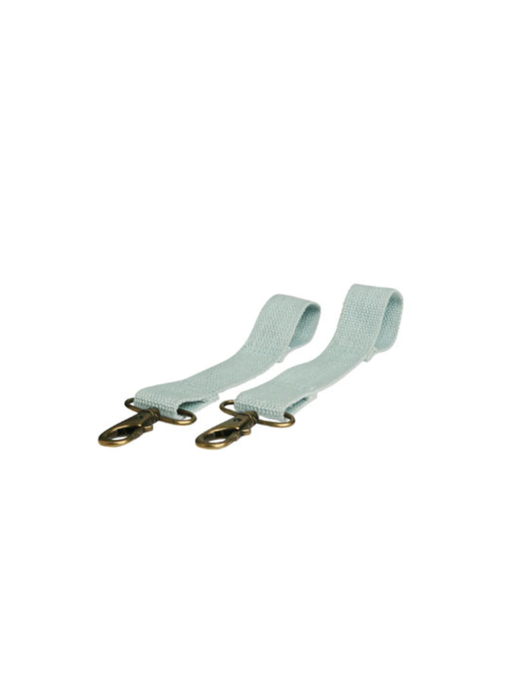 Stroller attachment for diaper bag in light blue