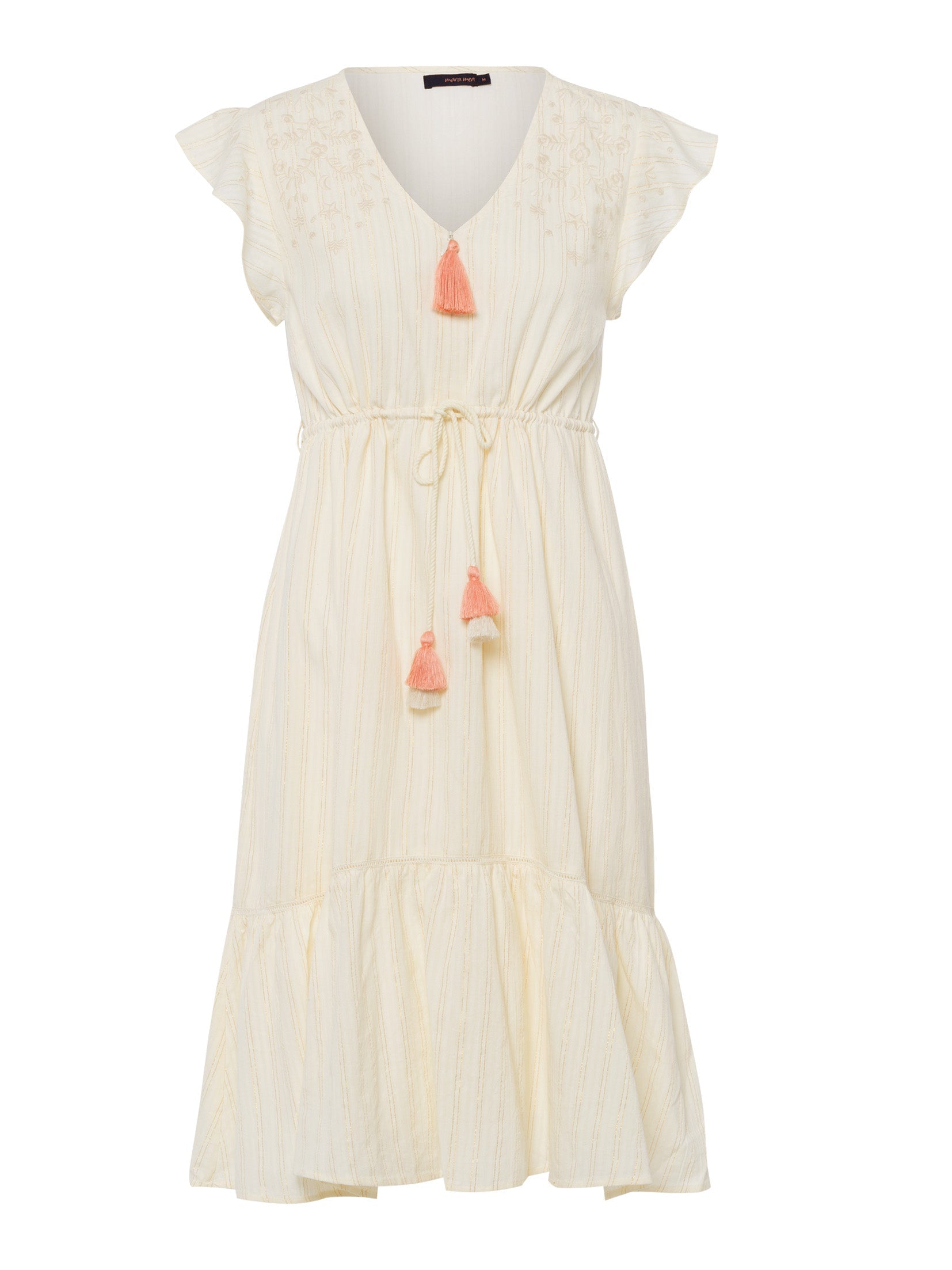 ARCHIVE SALE I Kleid white blossom in Creme I vom Umtausch ausgeschlossen