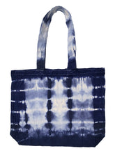 Shopper Bag in dunkelblau tie-dye I LAST ONE